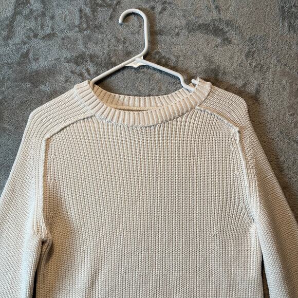 Anthropologie Pilcro Easy Pullover Sweater In White Women’s Size XXS - Picture 6 of 7